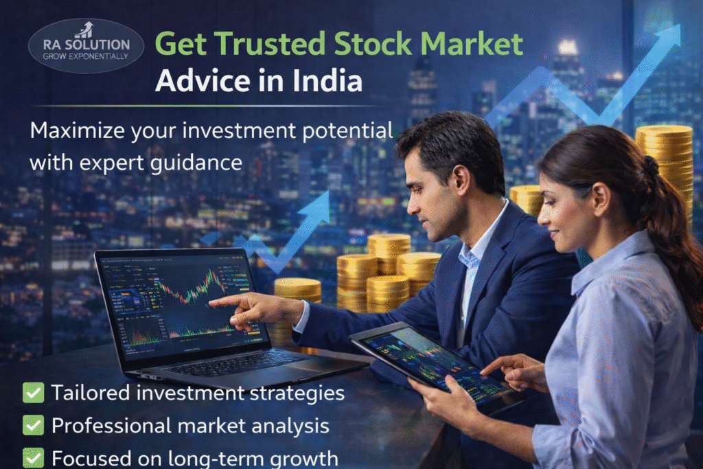 Trusted stock market advisory services in India with professional market analysis and investment guidance